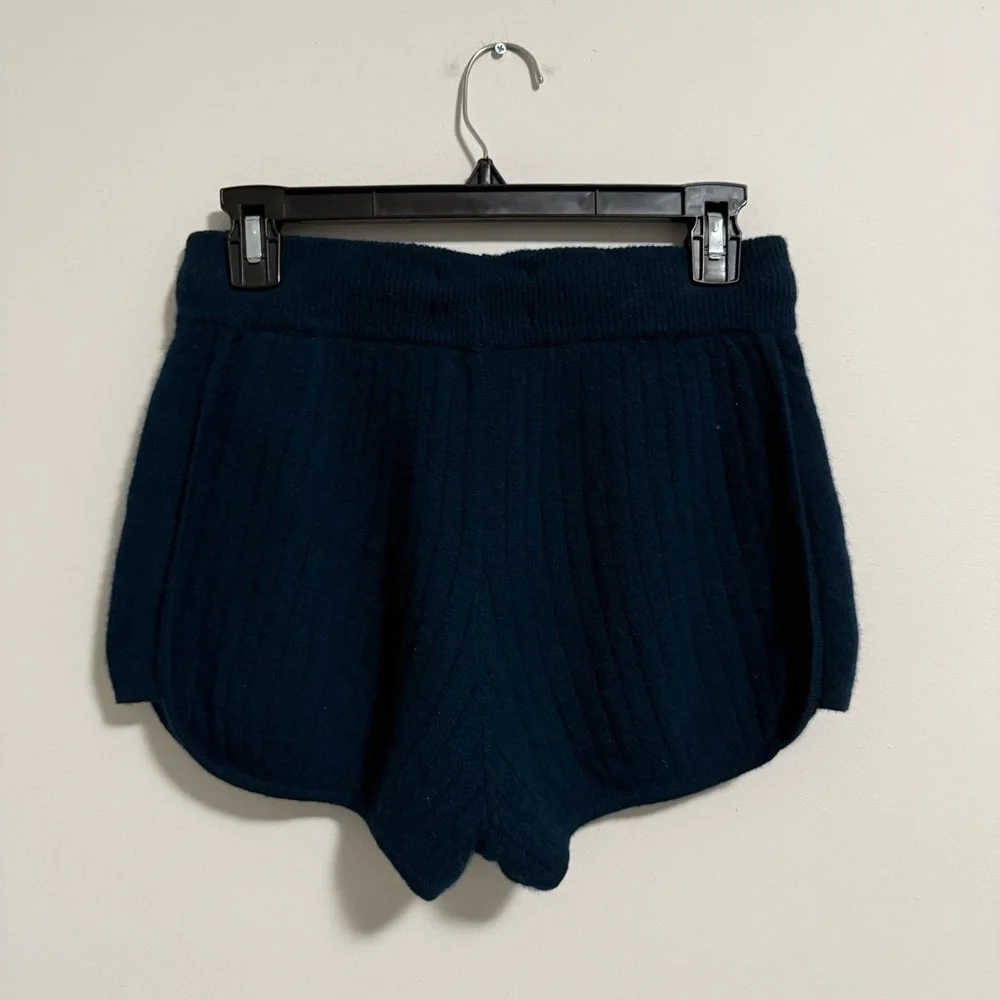 Colorush Cashmere Blue Ribbed Shorts Small - Picture 4 of 5